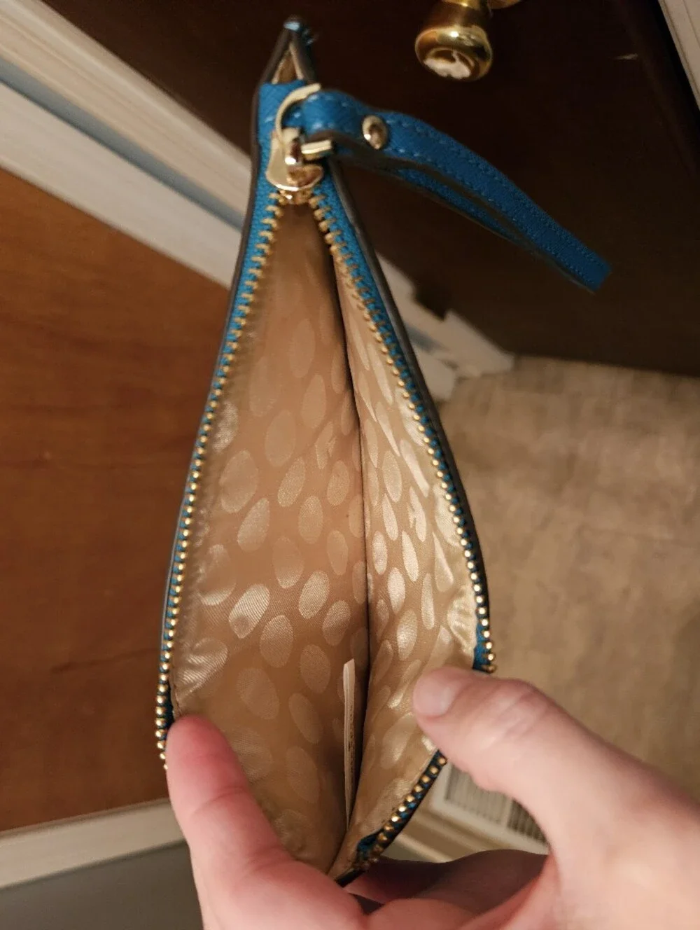 Kate Spade Teal Wristlet - Picture 10 of 16